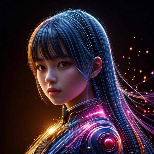 Pao mise en page internet vidéo illustration 3d serveur IA générative AI freelance paris studio de création magazines F2MYGQ60